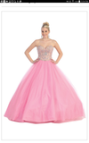 Quinceanera, sweet 16, engagement ball gown dress designer