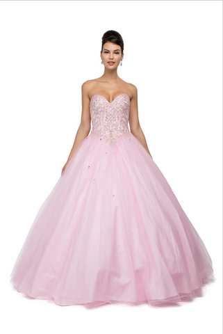 Quinceanera, sweet 16, engagement ball gown dress designer