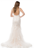 Wedding dress lace SWEETHEART, STRAPLESS mermaid