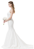 Wedding dress lace A-line SWEETHEART, STRAPLESS