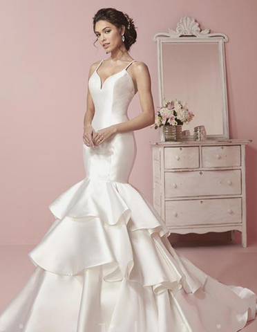 Wedding dress satin  Designer