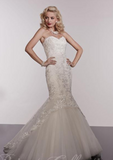 Wedding dress lace beaded ballgown  Designer