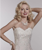 Wedding dress lace beaded ballgown  Designer