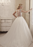 Wedding dress lace beaded ballgown  Designer