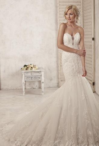 Wedding dress lace mermaid Designer