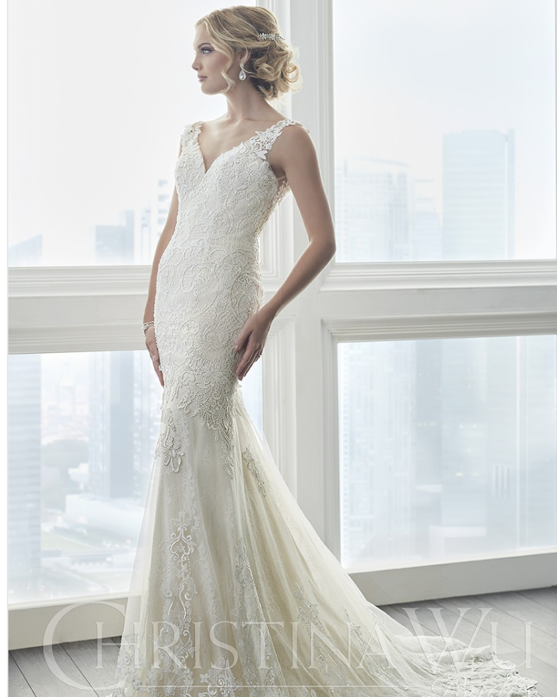Wedding dress lace mermaid Designer
