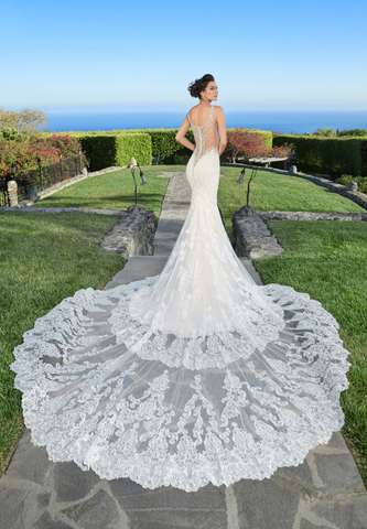 Wedding dress lace by  Designer kitty chen