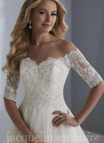Wedding dress lace tulle by Designer