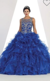 Quinceanera, sweet 16, engagement ball gown dress 