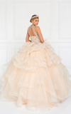 Quinceanera, sweet 16, engagement ball gown dress 