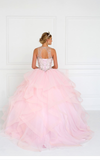 Quinceanera, sweet 16, engagement ball gown dress 