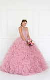Quinceanera, sweet 16, engagement ball gown dress 