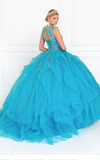 Quinceanera, sweet 16, engagement ball gown dress 