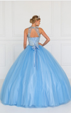 Quinceanera, sweet 16, engagement ball gown dress 