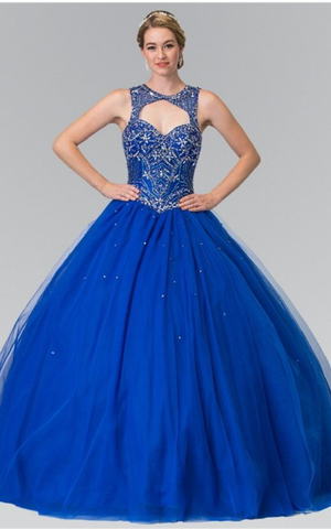 Quinceanera, sweet 16, engagement ball gown dress 