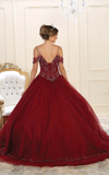 Quinceanera, sweet 16, engagement ball gown dress 