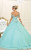 Quinceanera, sweet 16, engagement ball gown dress 