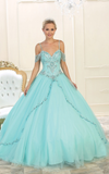 Quinceanera, sweet 16, engagement ball gown dress 