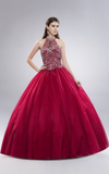 Quinceanera, sweet 16, engagement ball gown dress 