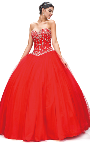 Quinceanera, sweet 16, engagement ball gown dress 