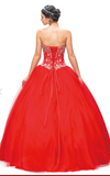 Quinceanera, sweet 16, engagement ball gown dress 