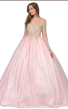 Quinceanera, sweet 16, engagement ball gown dress 