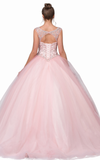 Quinceanera, sweet 16, engagement ball gown dress 