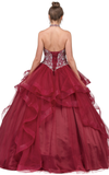 Quinceanera, sweet 16, engagement ball gown dress 