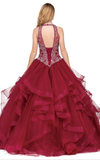 Quinceanera, sweet 16, engagement ball gown dress 