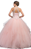 Quinceanera, sweet 16, engagement ball gown dress 