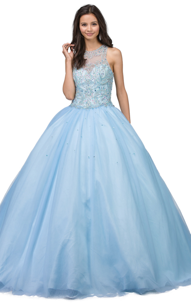 Quinceanera, sweet 16, engagement ball gown dress 