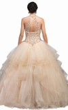 Quinceanera, sweet 16, engagement ball gown dress 