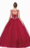 Quinceanera, sweet 16, engagement ball gown dress 