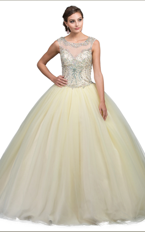 Quinceanera, sweet 16, engagement ball gown dress 