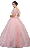 Quinceanera, sweet 16, engagement ball gown dress 