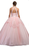 Quinceanera, sweet 16, engagement ball gown dress 