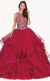 Quinceanera, sweet 16, engagement ball gown dress 