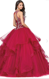 Quinceanera, sweet 16, engagement ball gown dress 