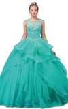 Quinceanera, sweet 16, engagement ball gown dress 