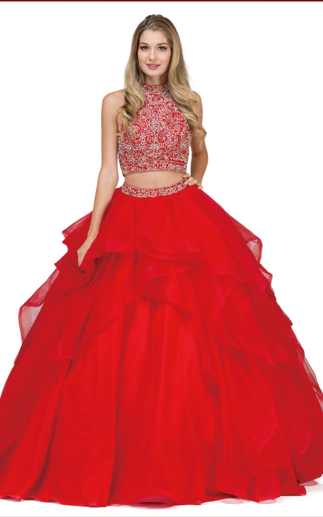 Quinceanera, sweet 16, engagement ball gown dress 
