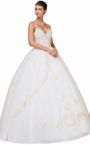 Quinceanera, sweet 16, engagement ball gown dress 