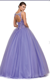 Quinceanera, sweet 16, engagement ball gown dress 