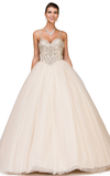 Quinceanera, sweet 16, engagement ball gown dress 