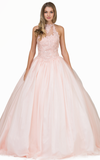 Quinceanera, sweet 16, engagement ball gown dress 