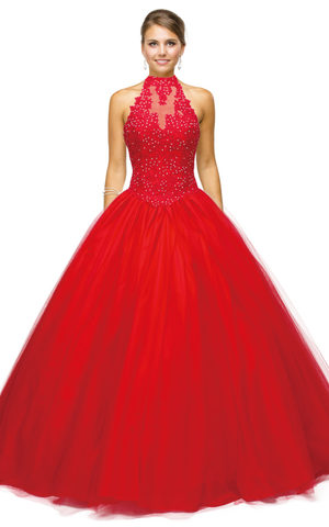 Quinceanera, sweet 16, engagement ball gown dress 