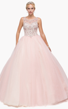 Quinceanera, sweet 16, engagement ball gown dress 