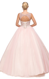 Quinceanera, sweet 16, engagement ball gown dress 