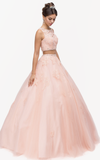 Quinceanera, sweet 16, engagement ball gown dress 