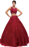 Quinceanera, sweet 16, engagement ball gown dress 