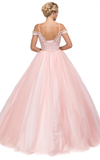 Quinceanera, sweet 16, engagement ball gown dress 